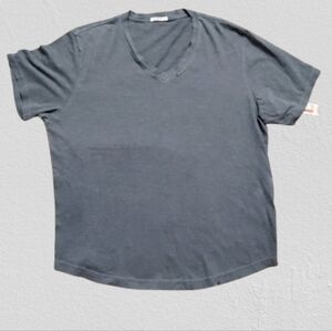 New No Tags Buck Mason T-Shirt XL | V-Neck | Dark Grey | Premium Cotton.
